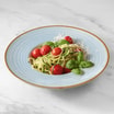 Zucchini Spaghetti mit Pesto und Tomaten -vegan-