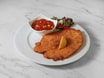XXL Putenschnitzel mit Paprikasauce